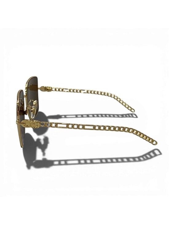 Gucci Gold Metal Sunglasses Eyewear main image 5